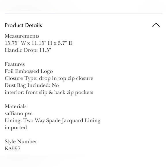 Kate Spade tote - Picture 3 of 6